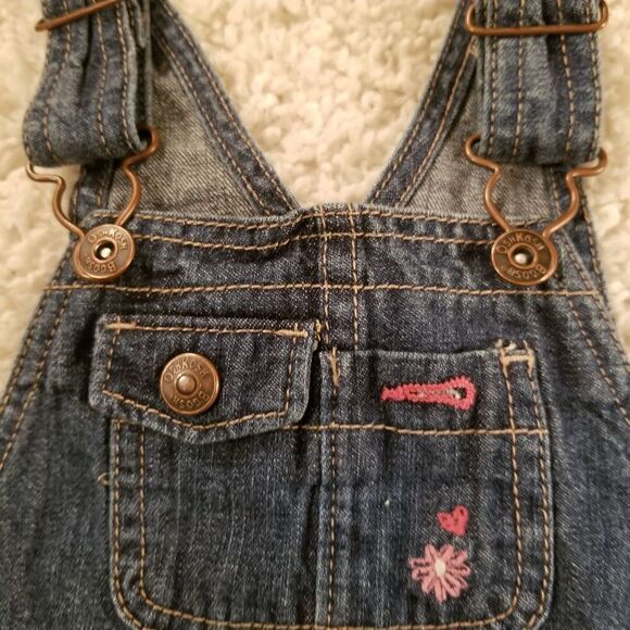 Oshkosh Vestbak Overalls Dress 12M - Picture 2 of 7